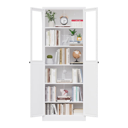 Tall Metal Pantry Cabinet and Adjustable Shelves