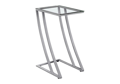 C Shaped Accent Table Sturdy Construction