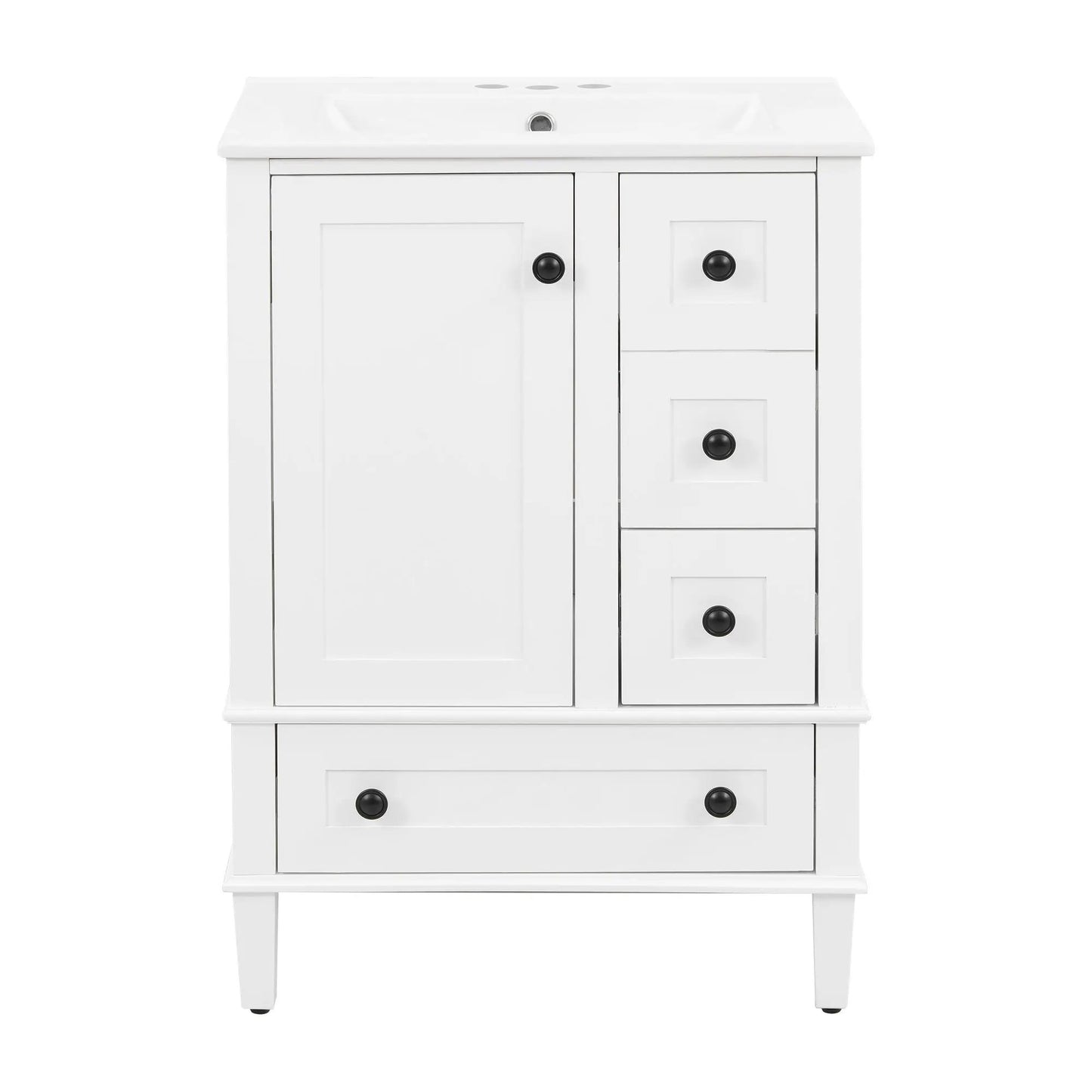 Bathroom Vanity With Basin and Soft Close Drawers