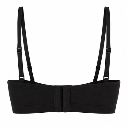 Net Positive nursing bralette in black organic cotton with adjustable straps and clasp on Tampa Home & Garden Store
