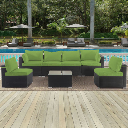 14 Pack Wicker Sofa Cushion and Back Covers