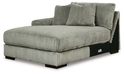 Lindyn Sectional Sofa with Cord Upholstery