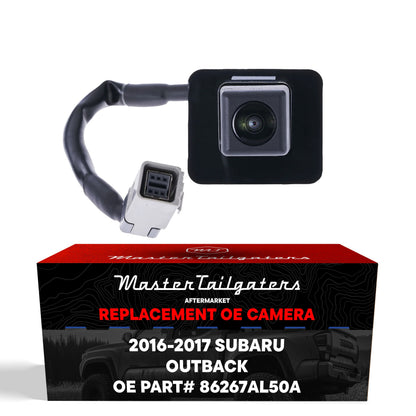 Master Tailgaters Subaru Outback 2016-2017 backup camera, black housing, OE 86267AL50A on Tampa Home & Garden Store