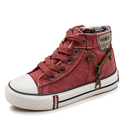 Kids Breathable Denim Canvas Casual Shoes