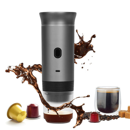 2025 Upgraded 3-in-1 Cordless Coffee Maker - 20Bar Portable for Car/Camping/Home, Capsule/Powder, USB Fast Heat - Tampa Home & Garden Store
