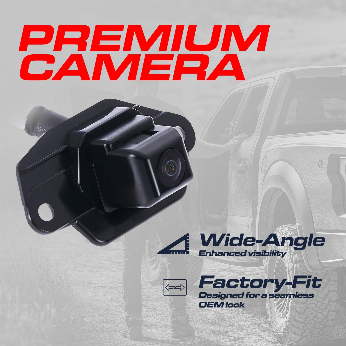 Master Tailgaters OEM backup camera for Toyota 4Runner 2007-2009, black housing on Tampa Home & Garden Store
