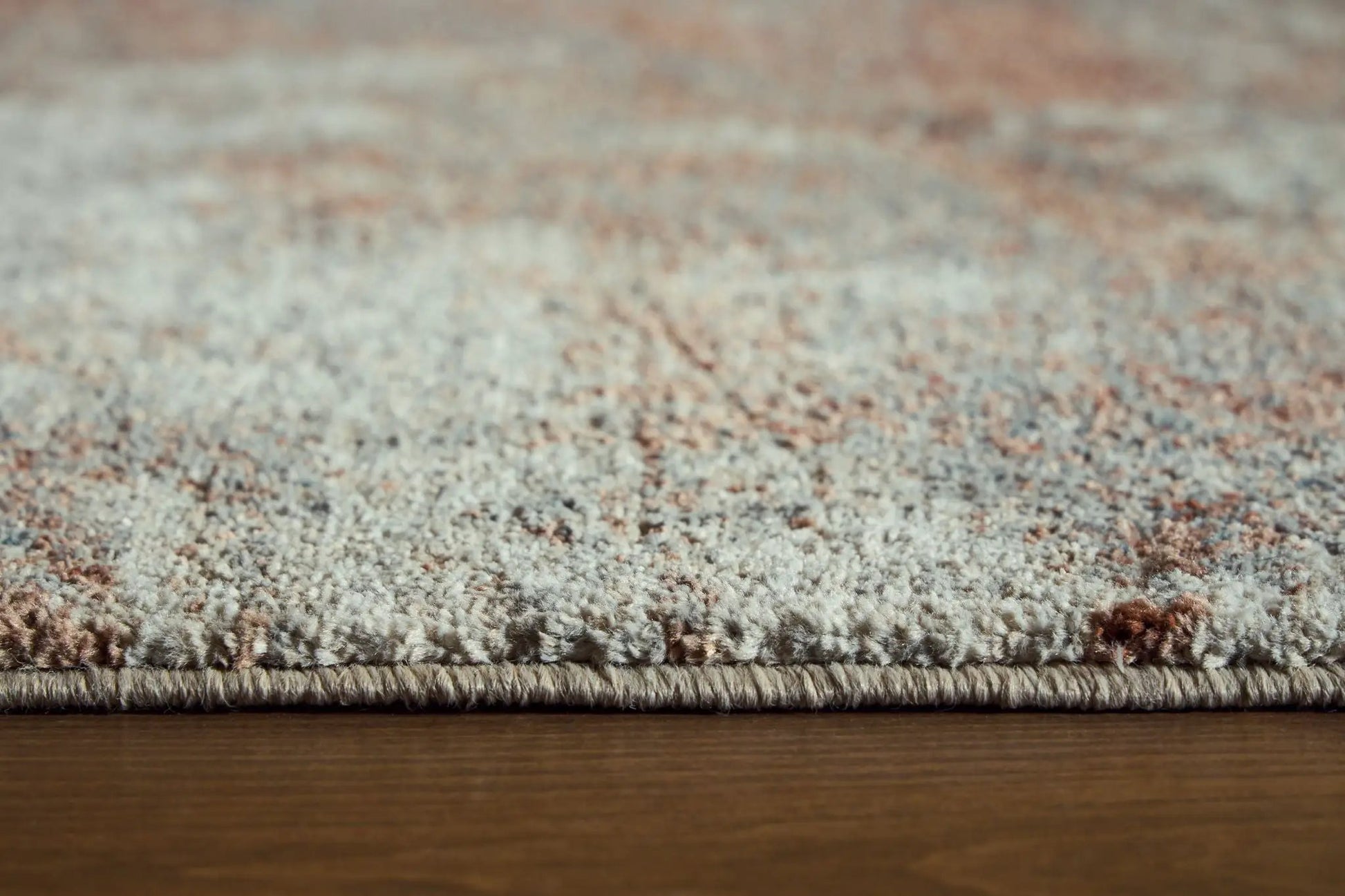 Jadenburg rug beige gray brown speckled texture with fringe edge Unique Piece Furniture on Tampa Home & Garden Store
