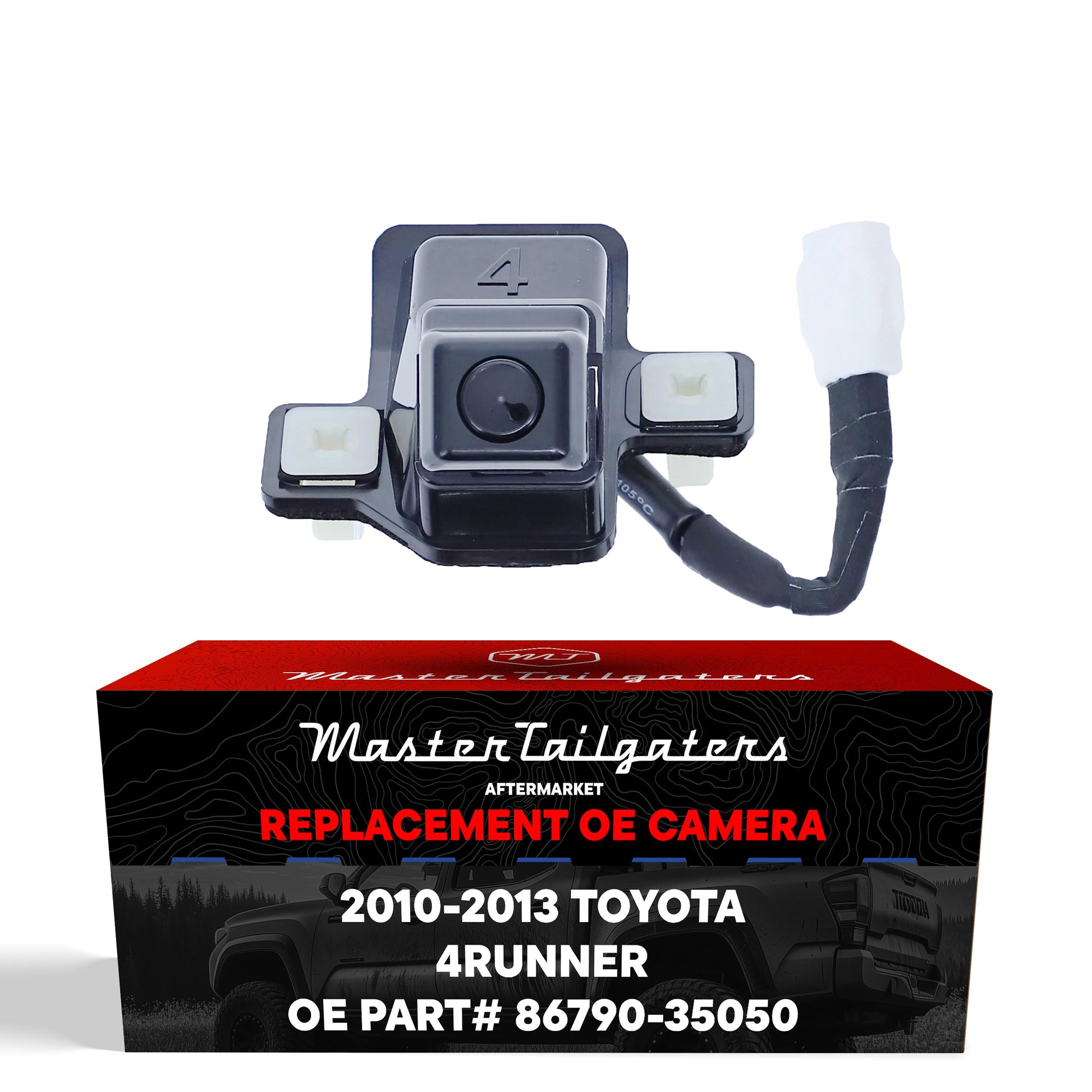 Master Tailgaters OEM backup camera for Toyota 4Runner (2010-2013) OE Part 86790-35050 on Tampa Home & Garden Store