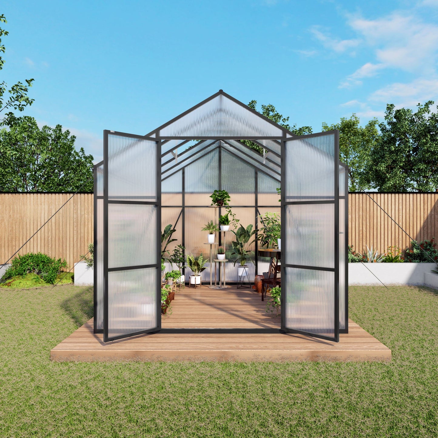 Windproof and All Season Garden Greenhouse