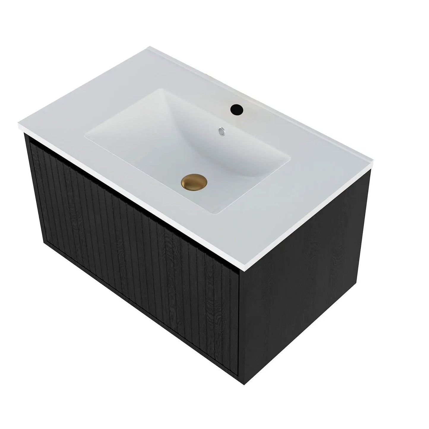 Wall Mounted Floating Bathroom Vanity With Sink
