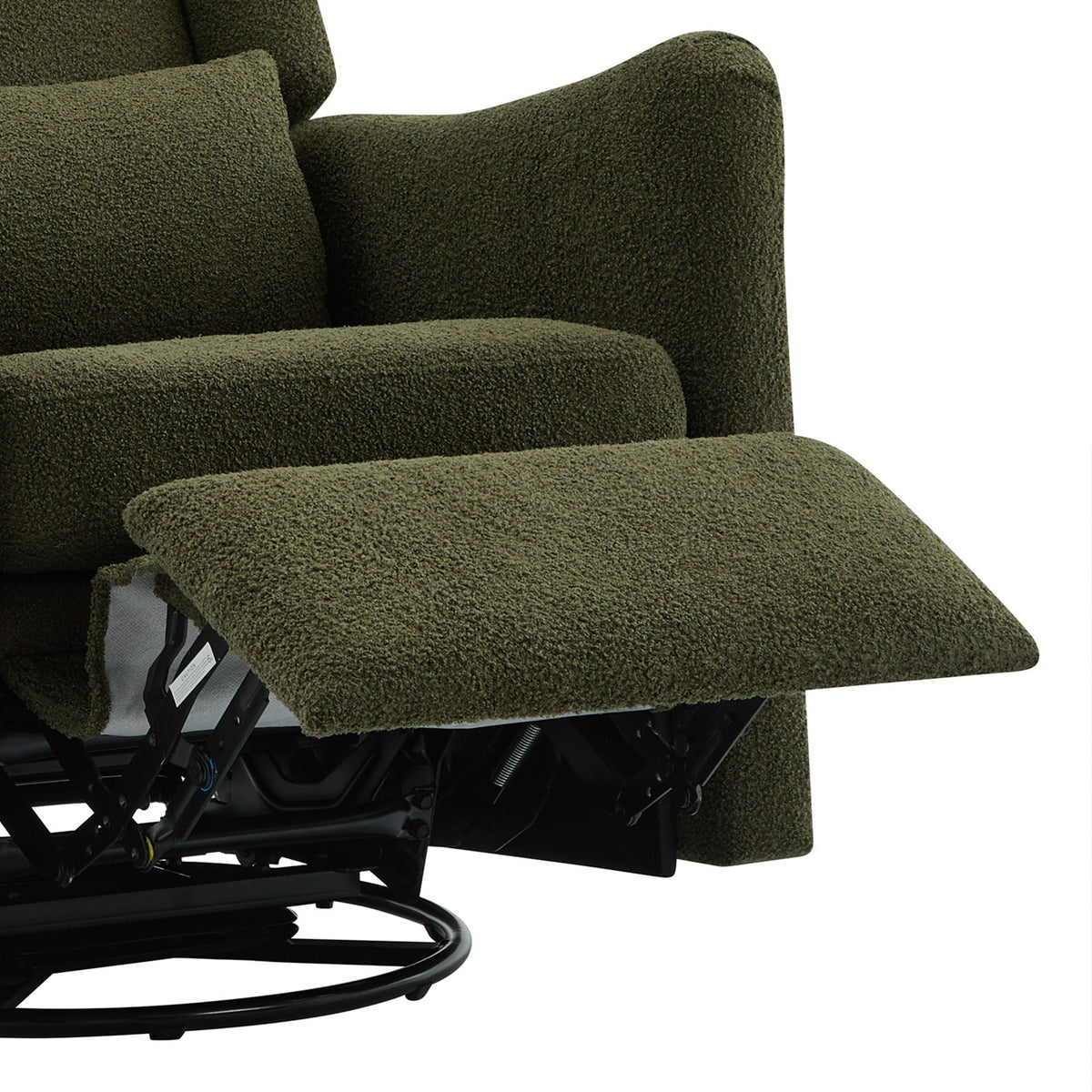 Wide Wingback Swivel Glider And Recliner