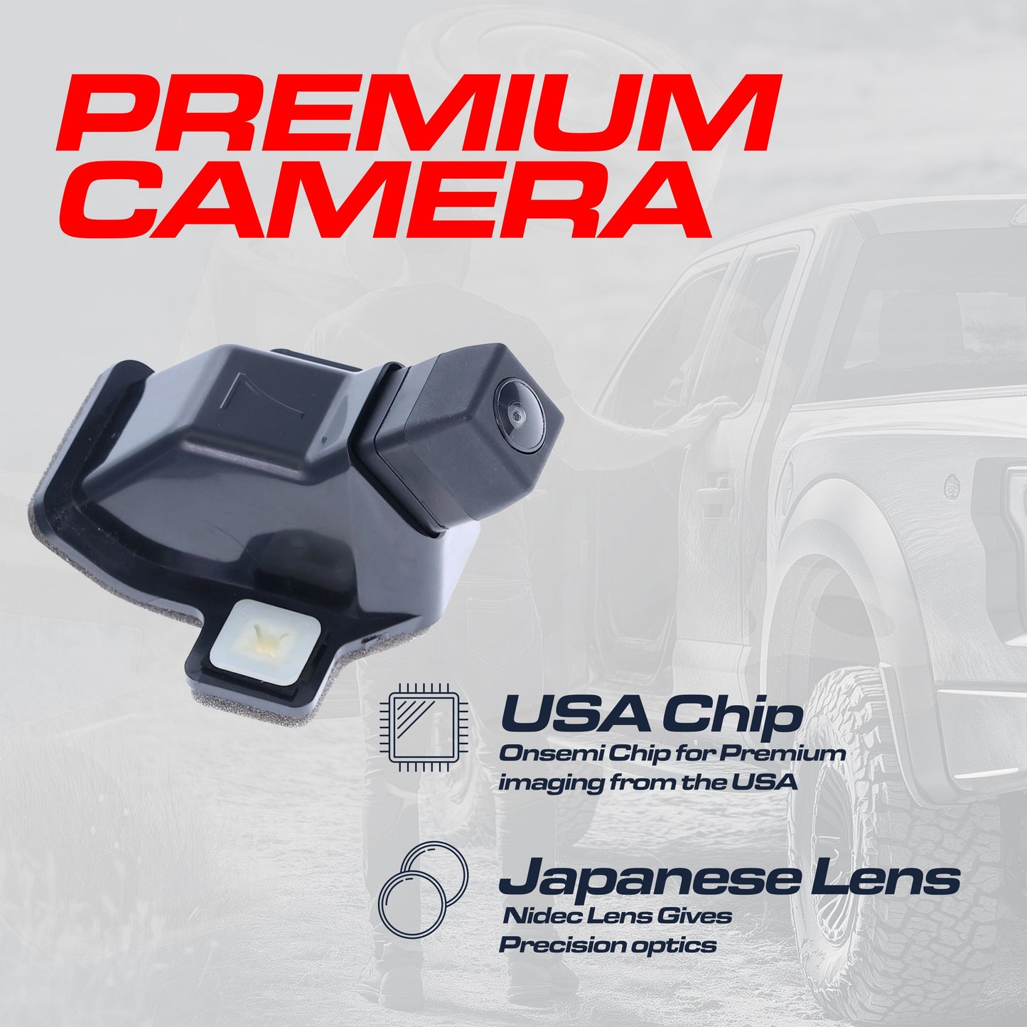 Master Tailgaters Toyota 4Runner OEM backup camera 2016-2024, black housing on Tampa Home & Garden Store