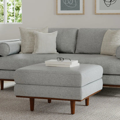 Morrison Handcrafted Ottoman Mid Century Style