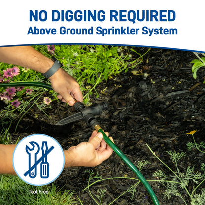 Adjustable Pattern Spot Sprinkler on Spike Kit 29808 Orbit Irrigation hose end sprinkler on Tampa Home & Garden Store