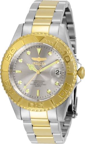 Invicta Pro Diver watch, two-tone stainless steel with gold bezel, date window on Tampa Home & Garden Store