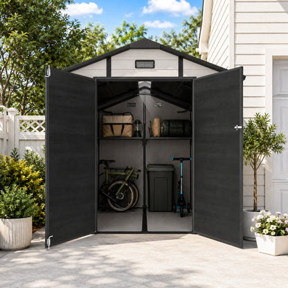 Sturdy 8x10 Ft Plastic Shed for Home and Garden