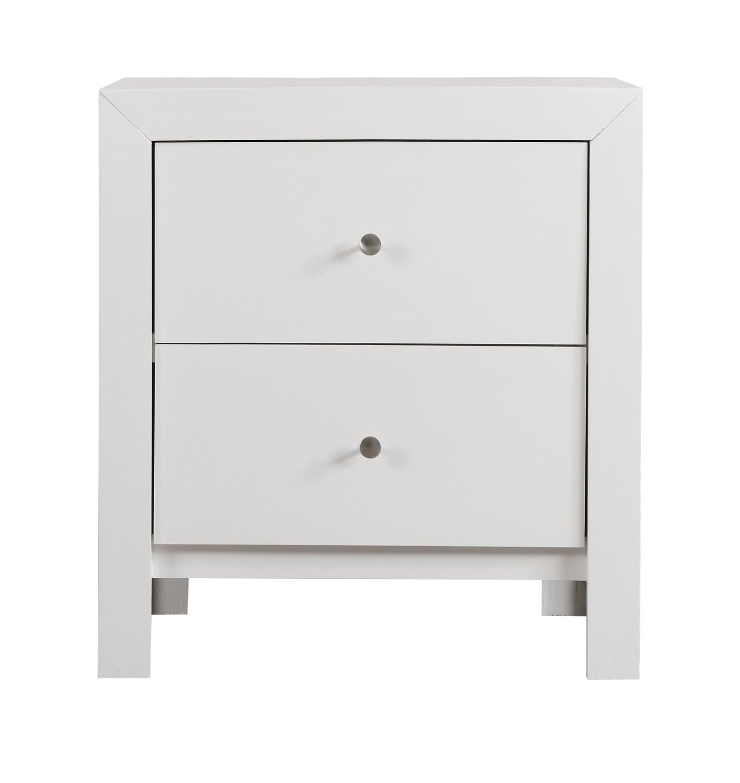Charming Nightstand with Drawers, Modern Wood