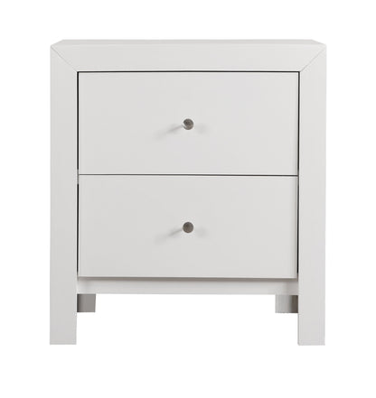 Charming Nightstand with Drawers, Modern Wood