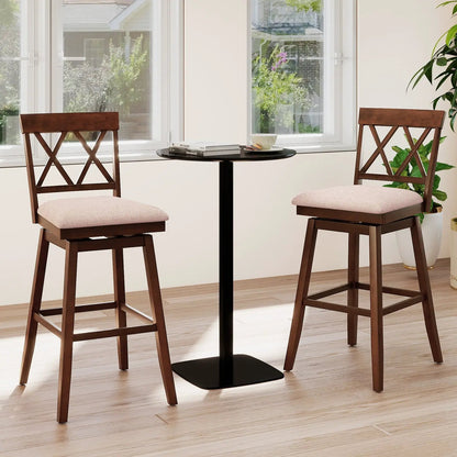 Counter Height Swivel Bar Stools Set of 2