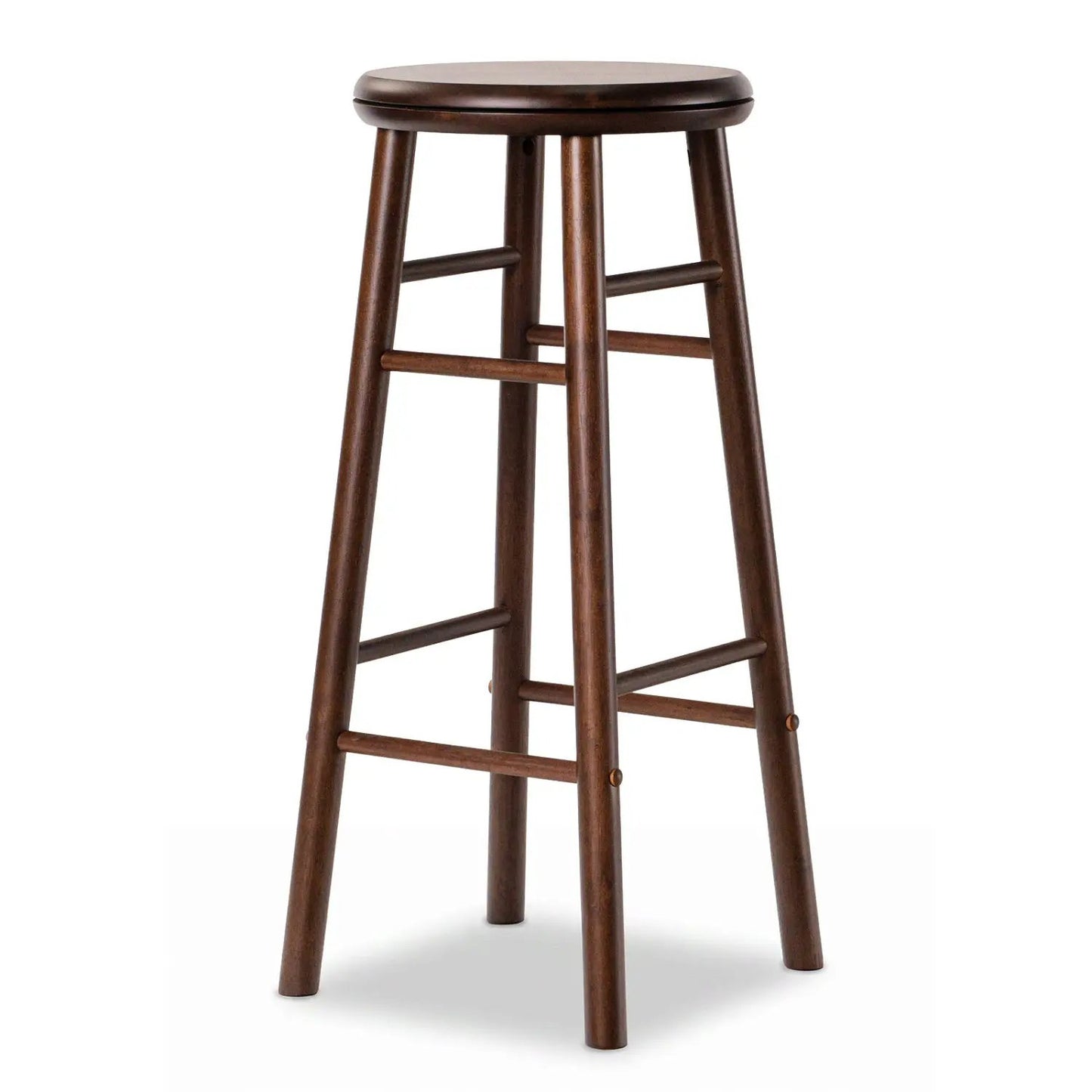 29 Inch Swivel Bar Stools Set of 2 With Footrests
