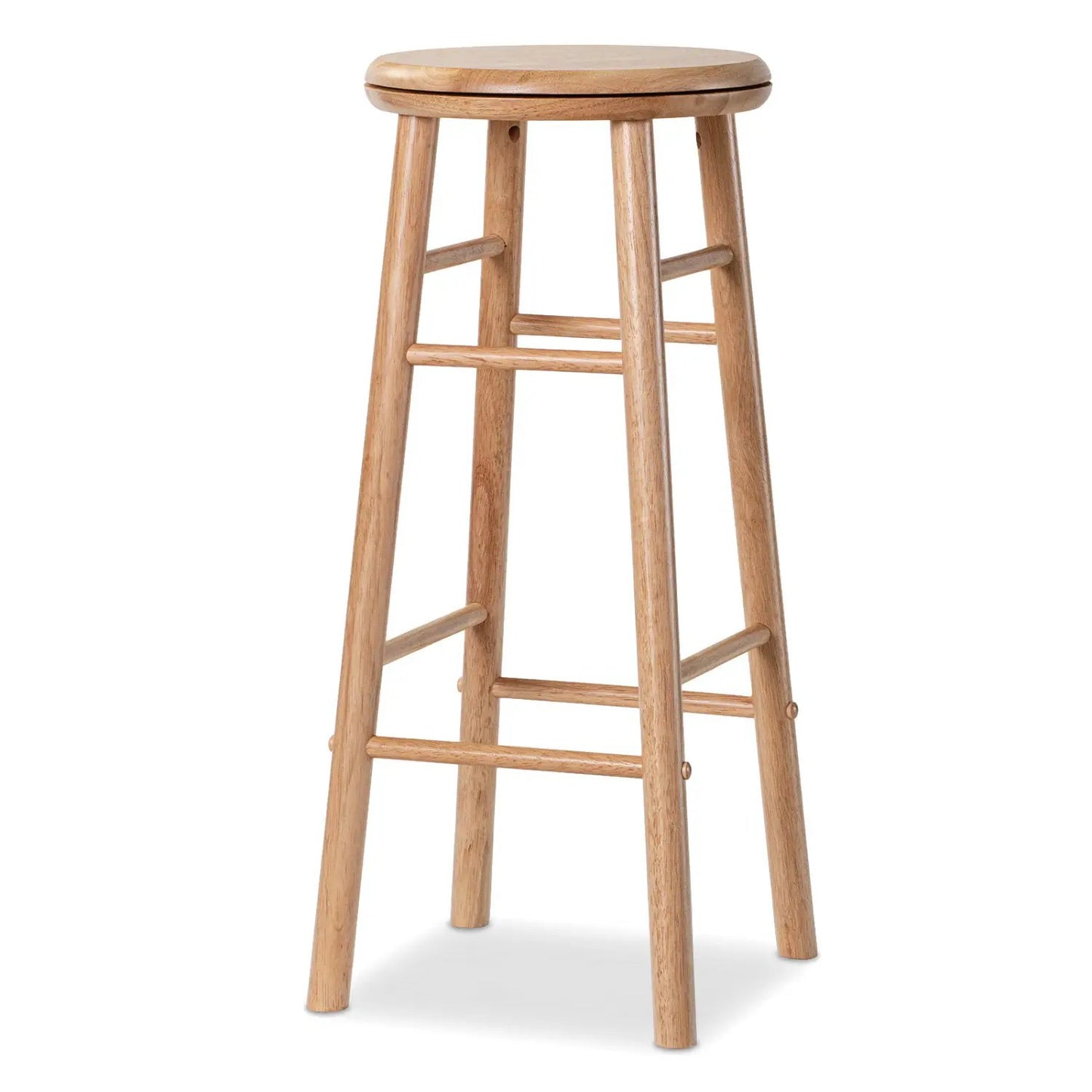 29 Inch Swivel Bar Stools Set of 2 With Footrests