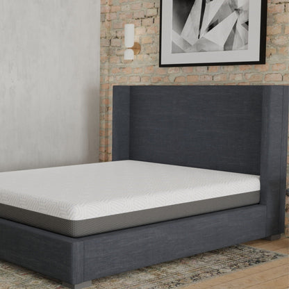 Pur Chill 10in medium-firm hybrid mattress with phase-change cooling fabric, gray base on Tampa Home & Garden Store