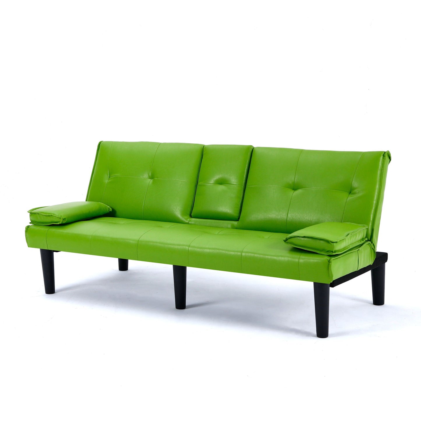 Compact Foldable Sofa Bed and Cup Holder