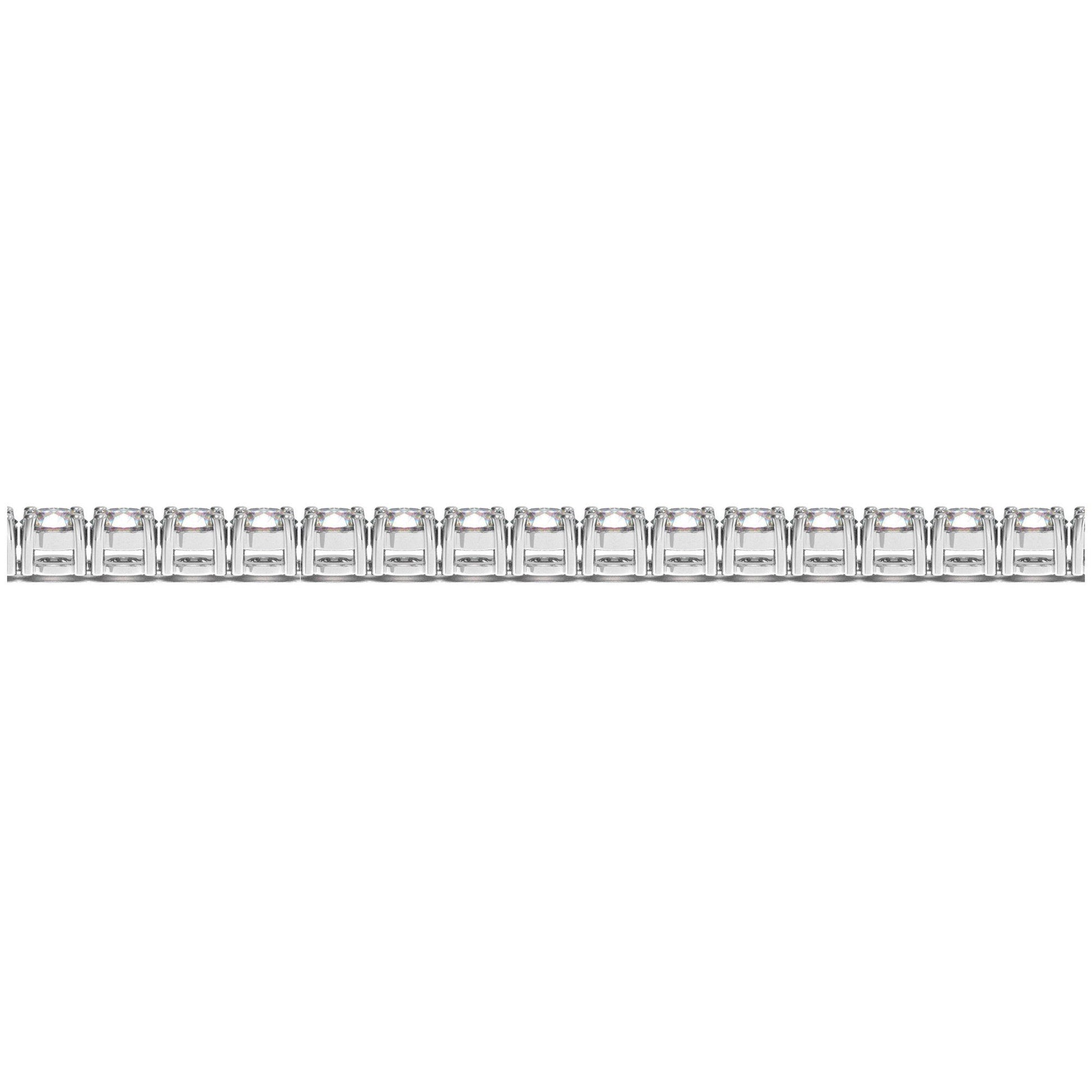 Lab grown round diamond tennis bracelet in 14k white gold, 8 cctw F/G VS2/SI1, Bids.com on Tampa Home & Garden Store