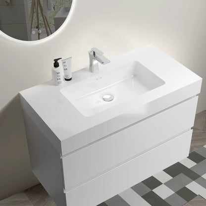 Alice Wall Mounted Floating Vanity With Sink