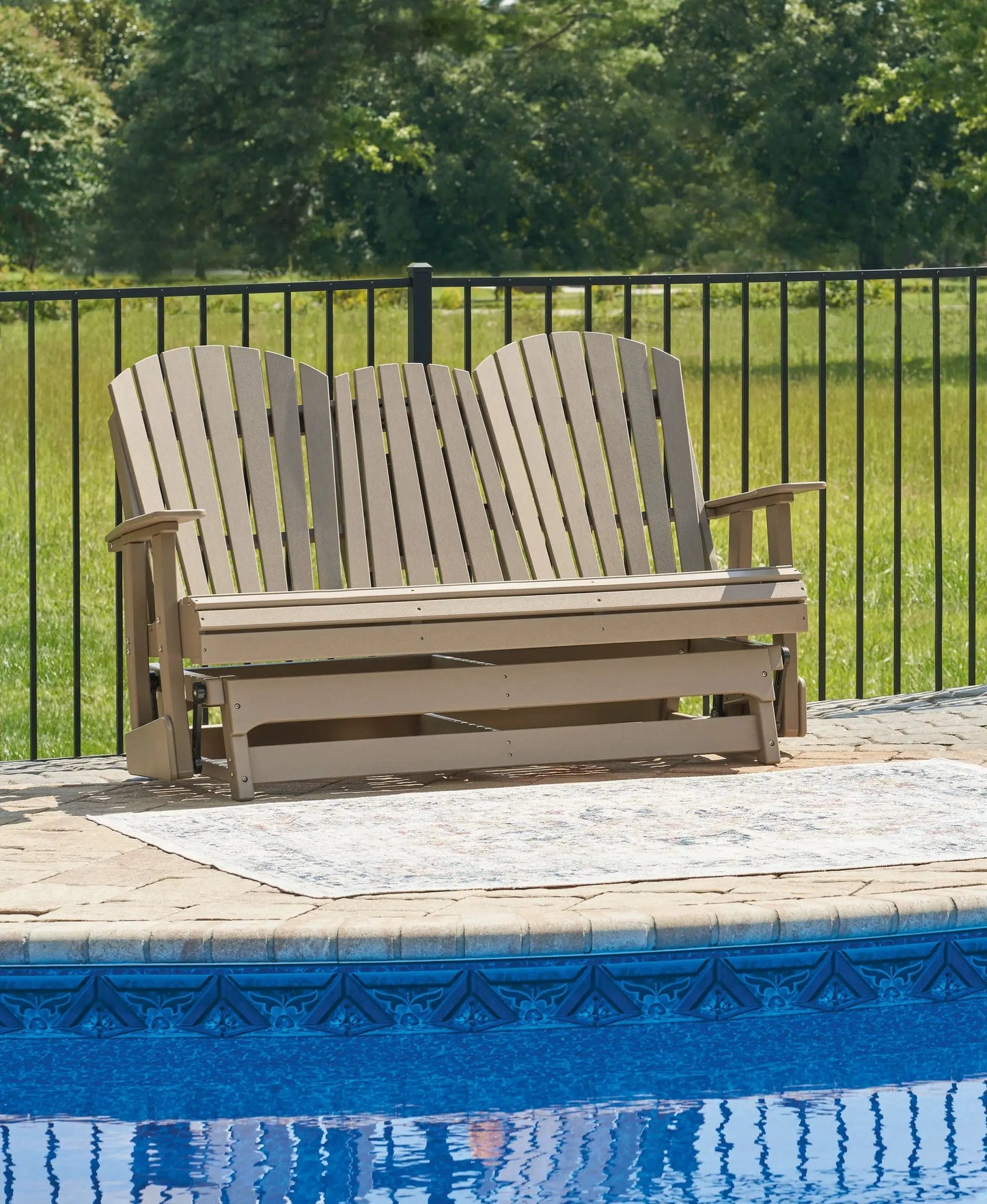 Hyland Wave Glider Loveseat for Outdoor Bliss