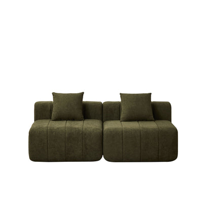 Symmetrical Modular Sofa And Piano Key Design
