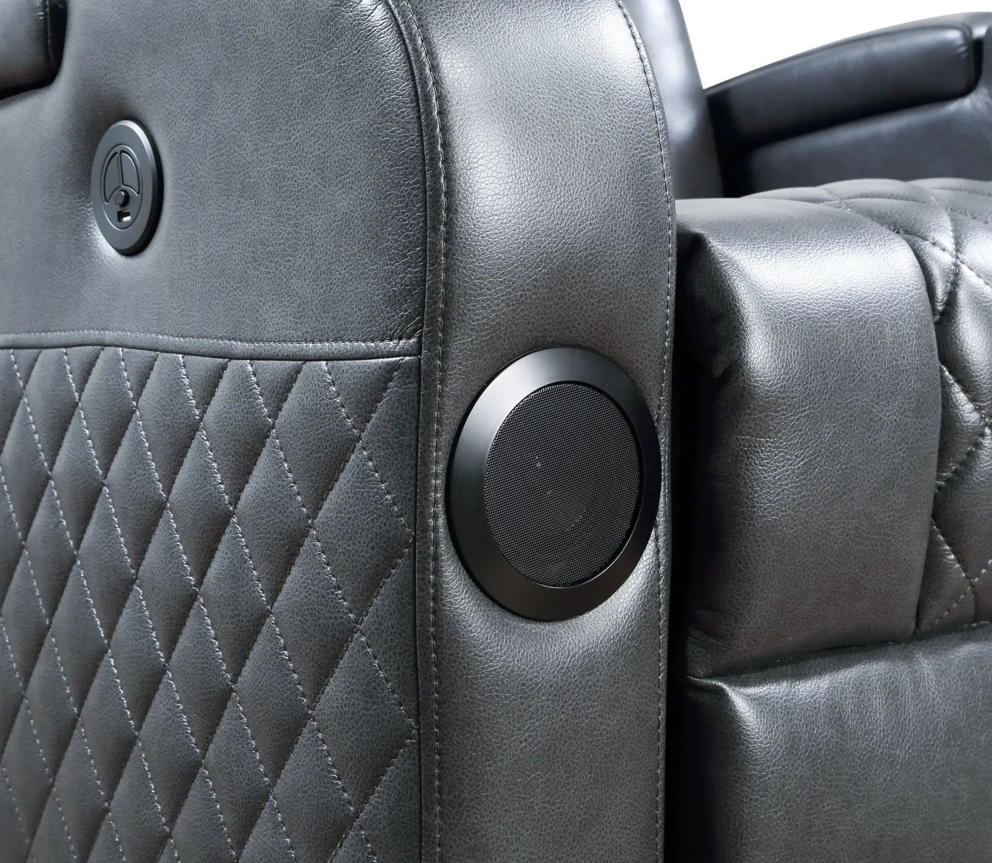 Alair Leather Aire Power Recliner With Bluetooth