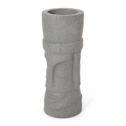 Planter: Classic Flower Planter in magnesium oxide, stone gray by HouseOfZazla on Tampa Home & Garden Store