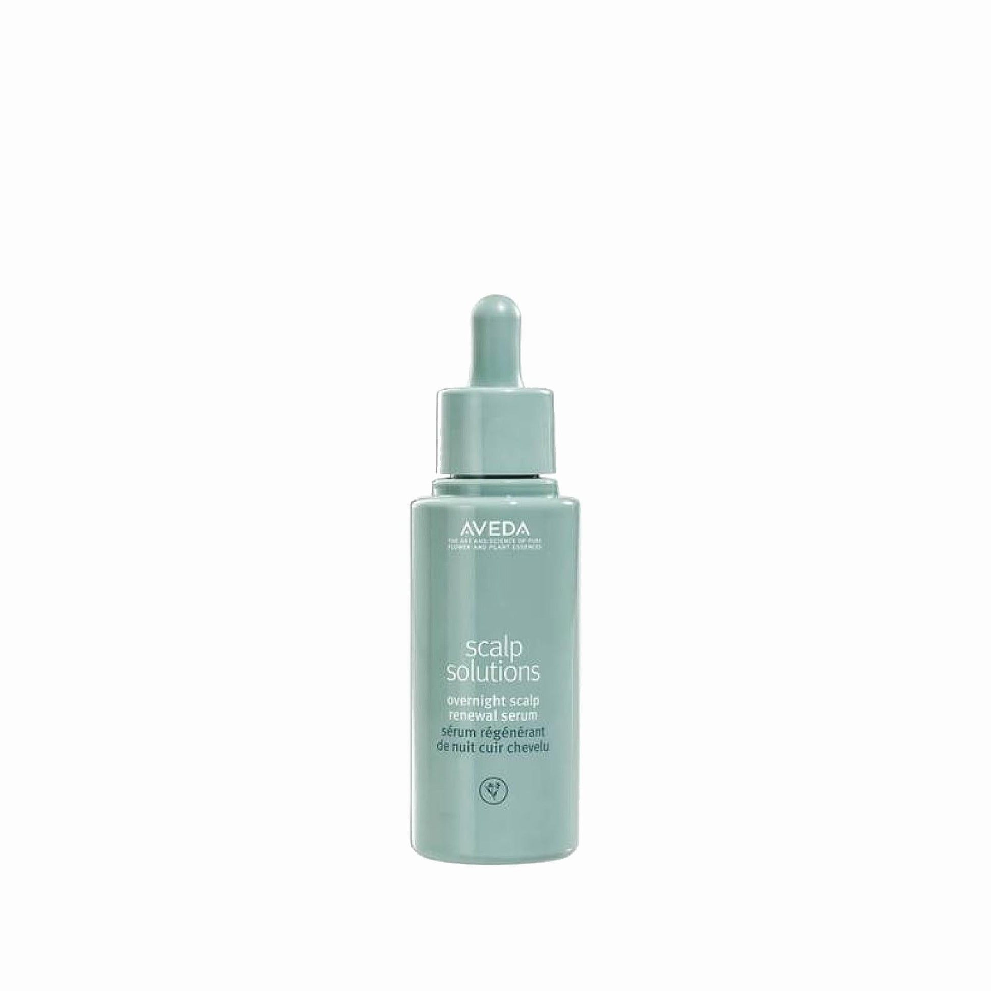 Aveda Scalp Solutions Overnight Scalp Serum bottle with teal dropper cap 1.69 fl oz on Tampa Home & Garden Store