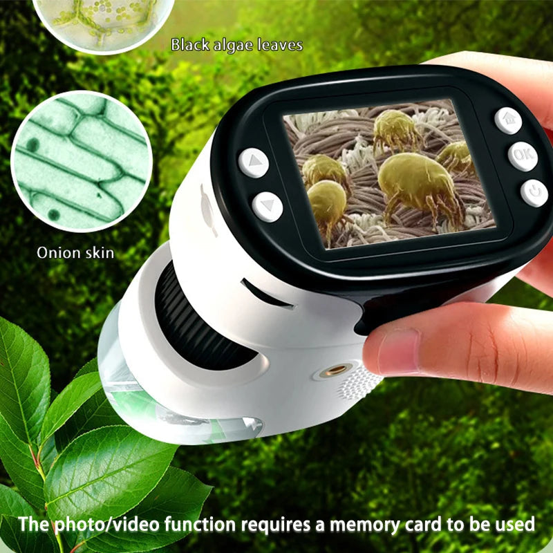 Pocket microscope display handheld LED magnifier for biology learning VIP Digital Presence on Tampa Home & Garden Store