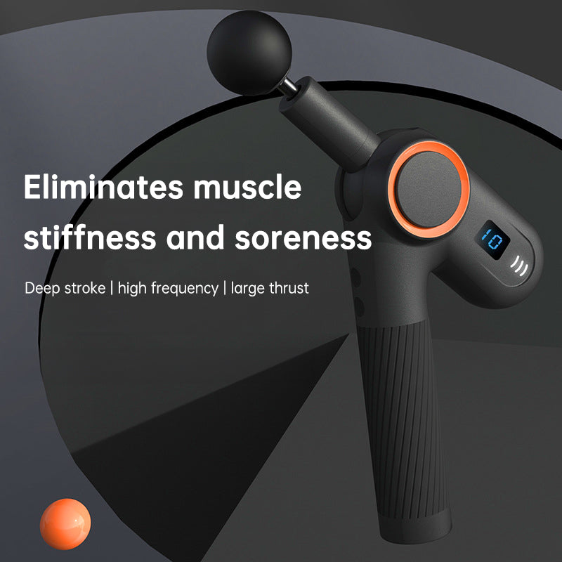 900-turn fascial gun USB charging massage angle rotatable full body muscle massage machine gun - Tampa Home & Garden Store