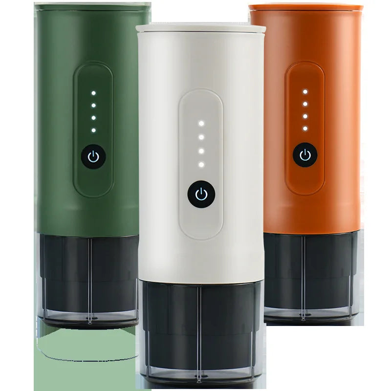 portable outdoor Italian coffee machine handheld electric coffee powder capsule dual-use travel car charging - Tampa Home & Garden Store