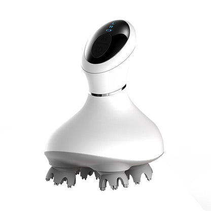 New 3D Waterproof Electric Head Massager Wireless Scalp Massage Promote Hair Growth Body Deep Tissue Kneading Vibrating - Tampa Home & Garden Store