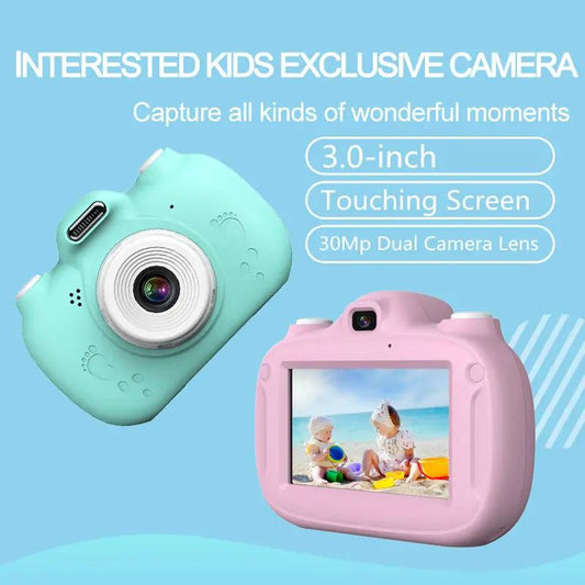 Nueva Cámara Infantil Táctil con WIFI 2800W, Pequeña Cámara Digital Réflex de Doble Lente para Niños, Regalo para Niños