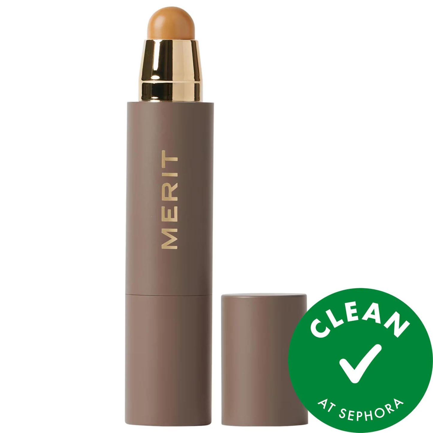 Foundation & concealer stick The Minimalist by Beauty Care Bag; taupe tube, gold cap, 2 sticks on Tampa Home & Garden Store