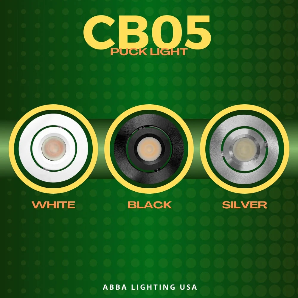 CB05 rond LED Dimmable en fonte d'aluminium encastré armoire lumière vers le bas luminaire