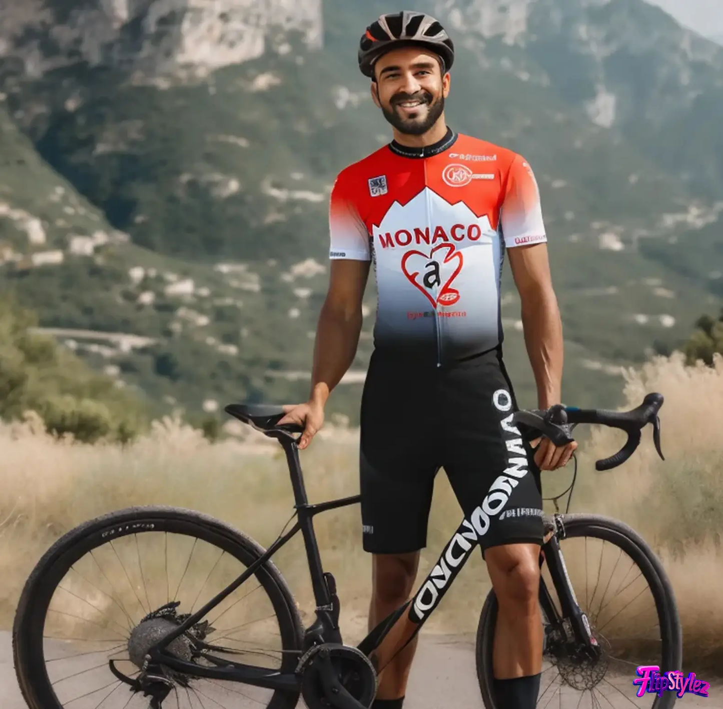 Purple Men Short Sleeve Suspender Cycling Suit