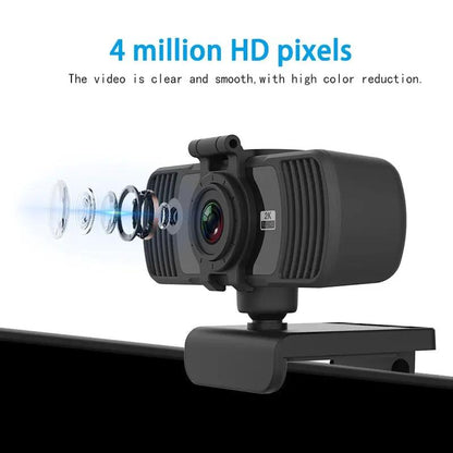 Webcam Real 1080p Wide Angle Camera With Mic