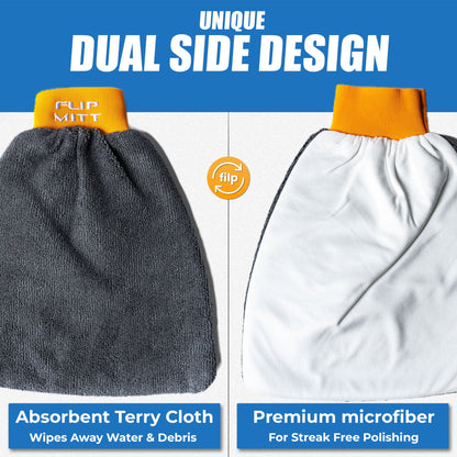 Flipper 2-in-1 Microfiber Aquarium Cleaning Mitt