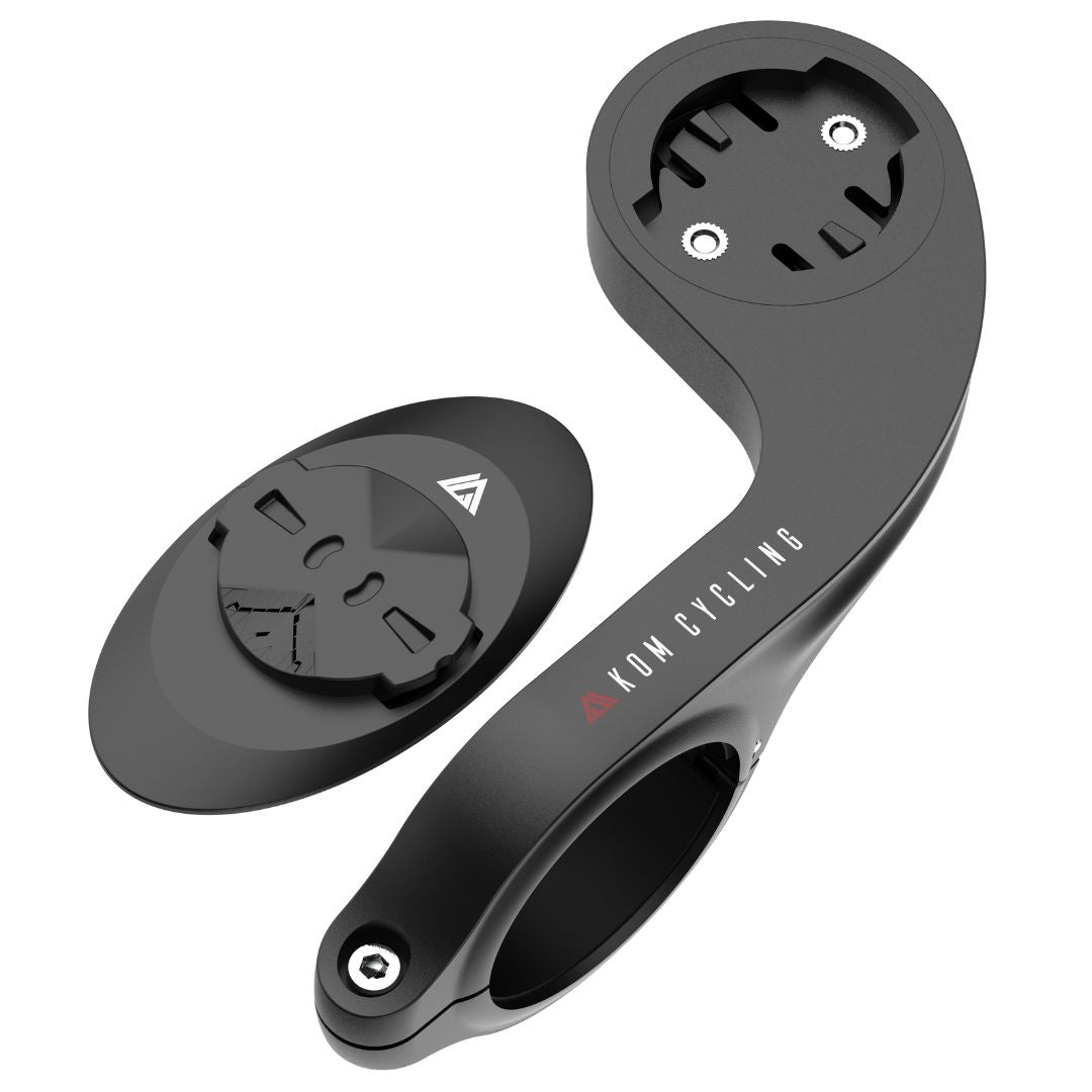 Phone Mount Bundle KOM Cycling phone adapter in black with two circular bases on Tampa Home & Garden Store