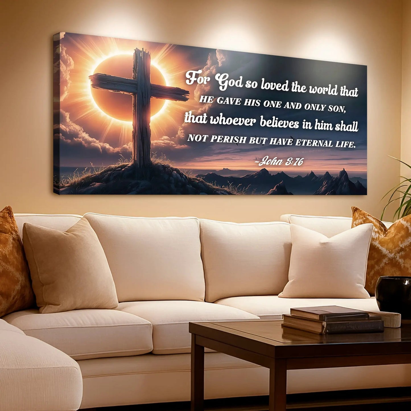 John 3 16 Faith Sign for God so Loved the World