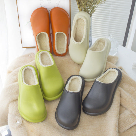 Winter women slippers Stevvex with plush lining and memory foam, non-slip thick sole in 6 colors on Tampa Home & Garden Store