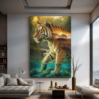 Tiger's Allegory Wall Art Decor Home Gallery