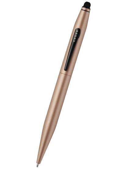 Cross Tech2 Macchiato ballpoint pen in rose-gold with black clip on Tampa Home & Garden Store