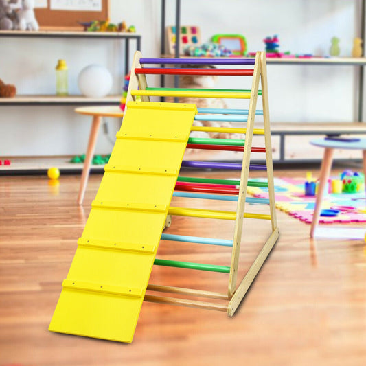 Foldable Wooden Climbing Triangle Indoor Home Climber Ladder - Tampa Home & Garden Store